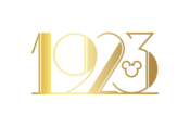 A logo for 1923 with a mickey head between the 2 and 3