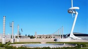 El Anillo Olímpico en Barcelona, España