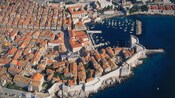 A medieval village near the sea