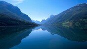 The waterfront of the fjord