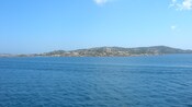 An island with a rocky coastline