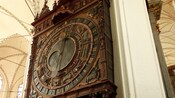 The face of an astronomical clock