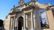 The baroque exterior of the National Naval Museum in Toulon, France