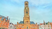 The Belfry Tower in Market Square in Bruges, Belgium