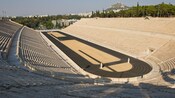 El estadio Panathinaikó en Atenas, Grecia