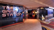The front entrance to The Game Station, an arcade