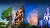 Four magical theme parks at Walt Disney World