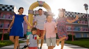 Family at All Star Music Resort Family at All Star Music Resort