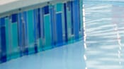 Pool tiles with a modern design