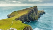 Neist Point and lighthouse on Isle of Skye, Scotland