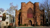 An exterior view of the Salem Witch Museum