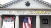 La arquitectura antigua estadounidense del Quincy Market