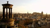 Punto de vista desde Calton Hill de cara a la ciudad de Edimburgo