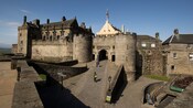 The exterior of Stirling Castle