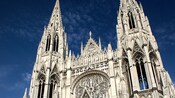The spectacular Gothic cathedral in Rouen.