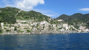 Italian villas dot the Amalfi coastline