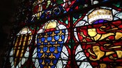 Ornate stained glass windows
