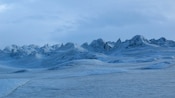 The remote and icy Langjökull Glacier area