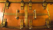 Metal doors with the words Moosehead Breweries