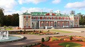 The baroque exterior of the Kadriorg Palace in Tallinn, Estonia