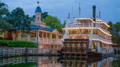 The 3-tiered riverboat Liberty Belle—a steam-powered paddle wheeler