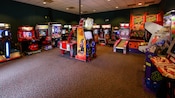 Una sala de videojuegos de Disney's Coronado Springs Resort