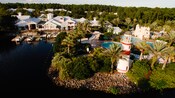 Mirada a vuelo de pájaro de Disney's Old Key West Resort