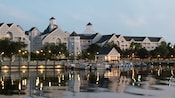 Lakeside marina and watercraft rentals at Disney's Yacht Club Resort