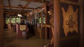 Inside view of Crockett's Tavern located at Disney's Fort Wilderness Resort