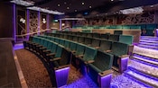 Wonderland Cinema, a movie theater on board the Disney Treasure