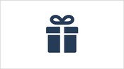 Un ícono de regalos
