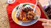A plate of Bahamian food at Bahama Grill Cafe
