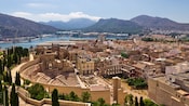 The Roman Theatre of Cartagena and its surroundings in Cartagena, Spain