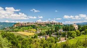 A panoramic view of Orvieto in Terni, Italy