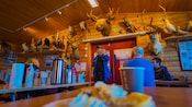 A farmer in Kringsjå farm sharing stories with visitors