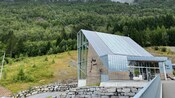The Loen Skylift station at the base of Mount Hoven in Norway