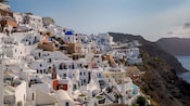 The island village of Oia in Santorini, Greece