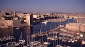 The Old Port of Marseille in France