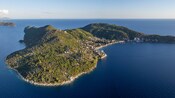 The island of Lopud, off the coast of Dubrovnik, Croatia