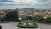 A panorama of Rome from the Terrazza del Pincio