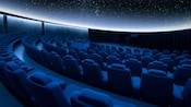 The digital dome theater inside the Cozumel Planetarium