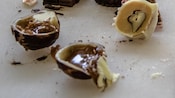 Handmade pieces of chocolates from a chocolatier in Iceland