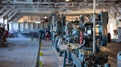 Factory machinery in the George Inlet Cannery