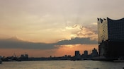 The Elbphilharmonie Hamburg concert hall along the bay in Hamburg, Germany