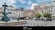Rossio Square in Lisbon, Portugal
