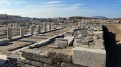 Ruins on the island of Delos, Greece