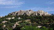 The Acropolis standing on top of a hill in Athens, Greece