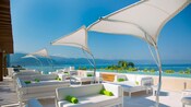 Outdoor seating area at Krystal Grand in Puerto Vallarta