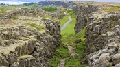 A rocky valley rift