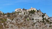 Gourdon village on top of a rocky mountain